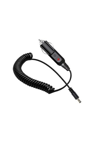 12v 2a Spiral Kablolu Çakmak Şarj Aleti 5.5x2.5mm Uçlu Sigortalı Çok Amaçlı Oto Çakmak Adaptörü