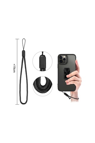 Apple Uyumlu iPhone 12 Pro Uyumlu Zore V-bax Kılıf-siyah Siyah -