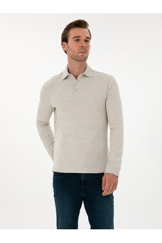 Cacharel Erkek Taş Sweatshirt 50311374-vr049 Gri