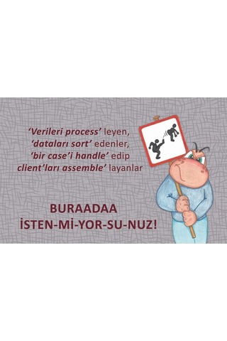 İstenmiyorsunuz İş Yeri Paspas Lovebug-t