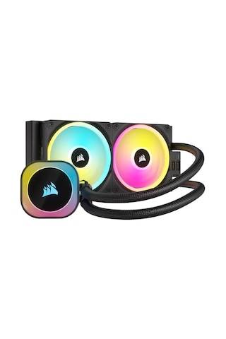 Corsair İcue Lınk H100i Rgb Cw-9061001-ww 240mm Siyah İşlemci Sıvı Soğutucu