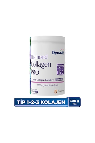 Dynavit Diamond Multi Collagen&bromelain Ananas Ekstresi 300g Toz-hidrolize-diyetisyen Önerisi