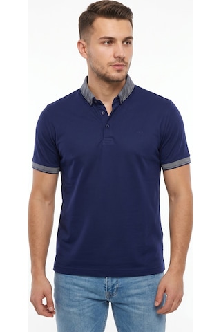 Raymons Erkek Polo Yaka Kısa Kollu Tişört Regular Kalıp T1000 Bgl-st05554 Lacivert
