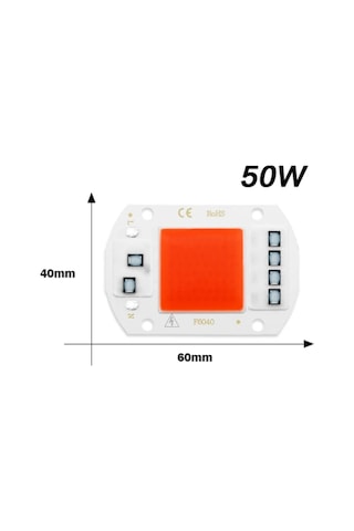 Grow Cob Led 220v 50w Full Spectrum Bitki Yetiştirme Ledi