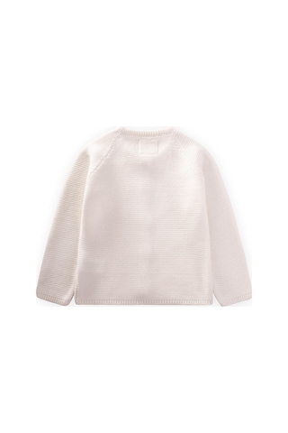 Cigit Links Triko Hırka 1-5 Yaş Ekru Ekru