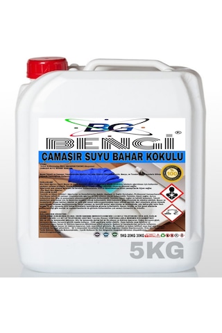 Çamaşır Suyu Bahar Kokulu 5 Kg Tekli Çamaşır Suyu Bahar Kokulu 5 Kg Tekli