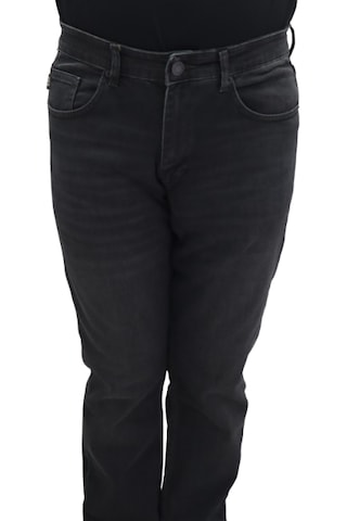 Hacker Denim Hacker Dmctekstil Erkek Y853 Yüksek Bel Rahat Kesim Boru Paça Jean Pantolon Füme