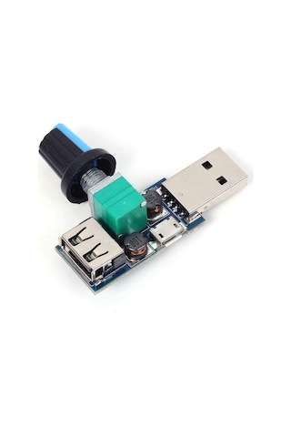 Koodmax-Dc 5V-12V 5W Usb - Micro Usb Fan Hız Kontrol Modülü