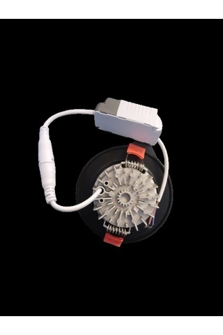 Luster 7w Spot Belinda Siyah Kasa 6500k