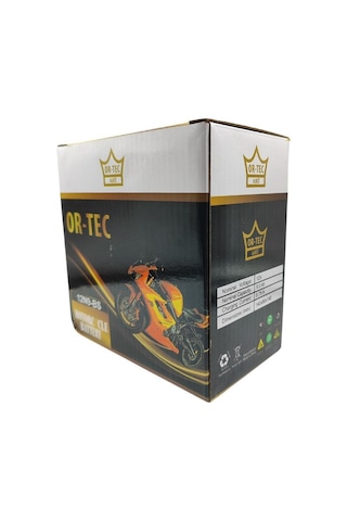 Ortec 12v 9ah 12n9-bs Motosiklet Aküsü