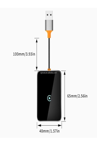 2in1 Usb Type-c Giriş'li Wireless Kablosuz Android Carplay