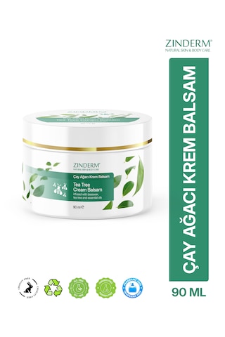Zinderm Çay Ağacı Yağı Kremi Balsamı 90 ML