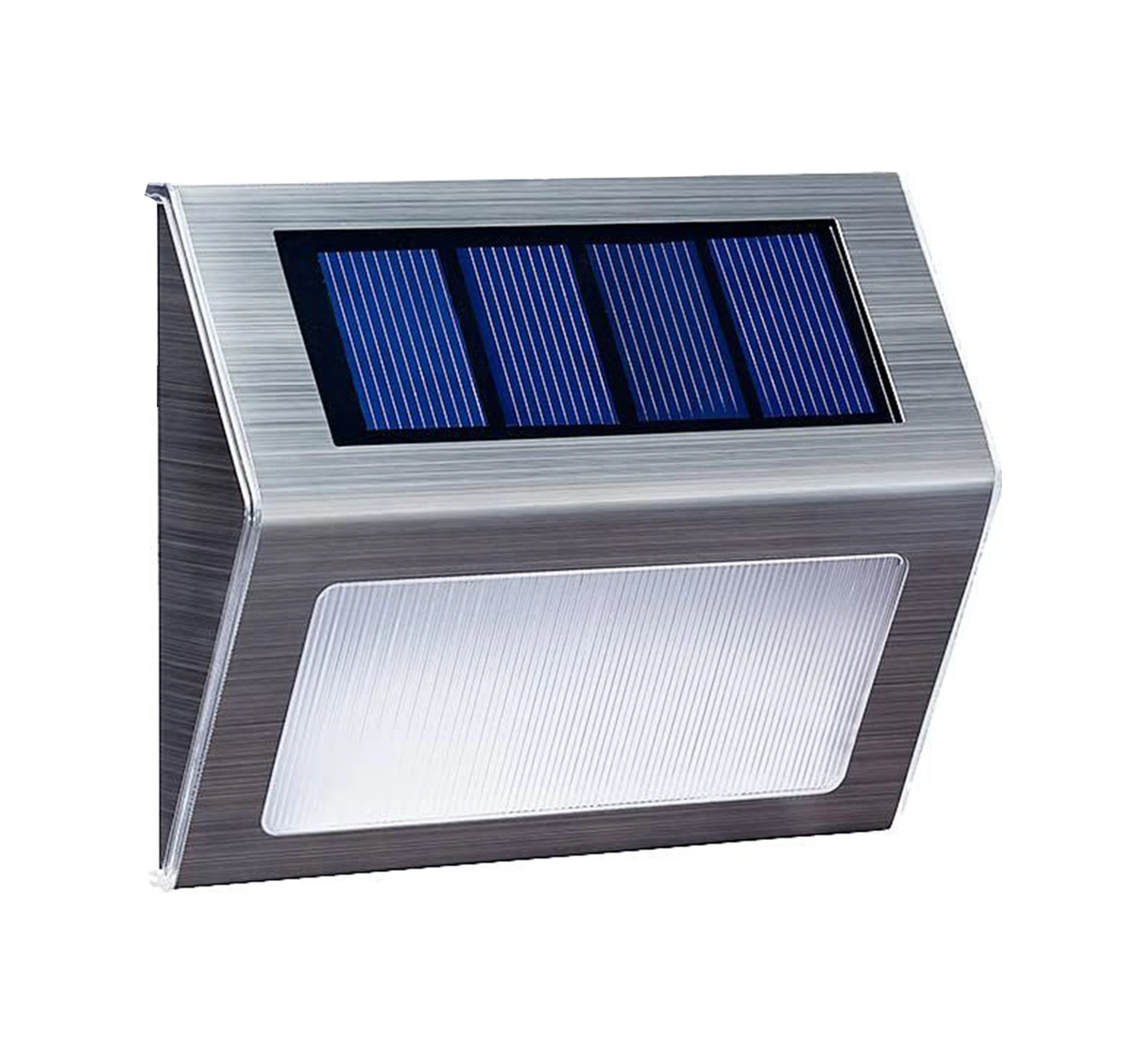 Xindoker Güneş Enerjili 3 Led Isınma Işığı Dış Mekan Merdiven Duvar Çit Aydınlatması Ip44 Paslanmaz Çelik