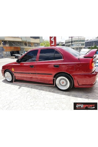 Hyundai Accent Milenyum Delikli Marşpiyel Sağ Sol Takım Fiberglass Boyasız