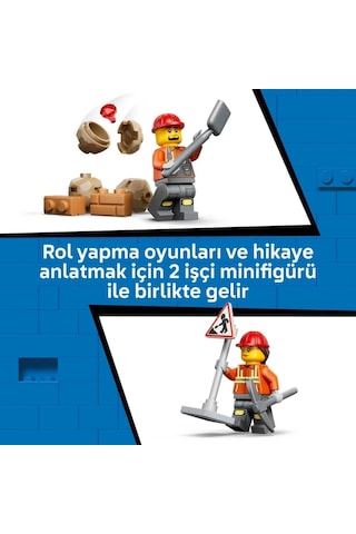 Sarı Kazıcı Yükleyici Yapım Oyuncağı 60480 Diğer