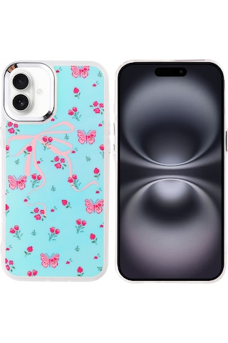 Ardemix İphone Uyumlu 16 Kılıf Airbag Tasarımlı Ardx Hadra Kapak - Kalp Kalp