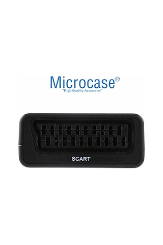 Microcase Scart To Hdmı Dönüştürücü Adaptör Siyah - Al2621