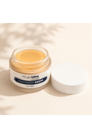 Moonvera Beauty Kantaron Yağlı Nemlendirici Ve Onarıcı Cilt Bakım Kremi 50 Ml