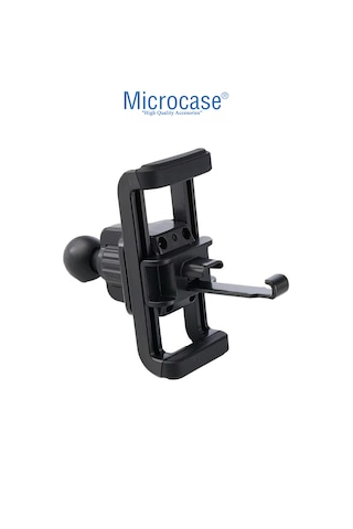 Microcase Araç İçi Izgaralıktan 17 Mm Top Başlıklı Telefon Tutucu Parçası - Al4983 Siyah