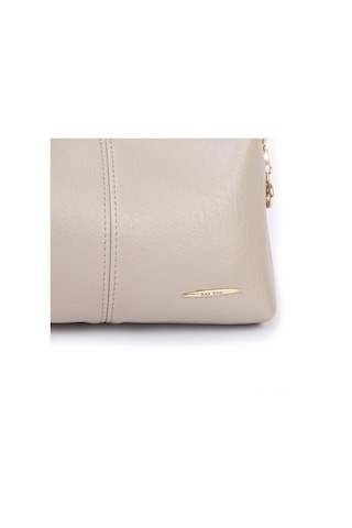 Nas Bag Kadın Mini Omuz Ve Çapraz Çanta Örgülü Askılı En: 23 Cm , Boy: 14 Cm Kum Victoria
