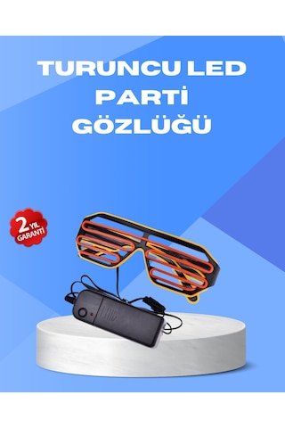 Gece Eğlencelerine Özel Renkli Led Işıklı Gözlük
