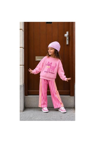 Poala Kids Simply Cat Takım Pembe