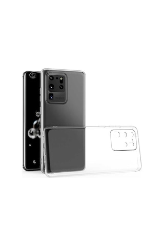 Adige Samsung Galaxy Uyumlu S20 Ultra Kılıf Kamera Korumalı Süper Silikon