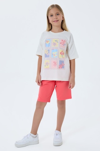 U.s. Polo Assn. Kız Çocuk Pembe Bermuda Takım Us2513-c-v2 Pembe