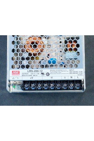 Meanwell Lrs-200-12 200W 17 Amper Led Trafo Adaptör Güç Kaynağı