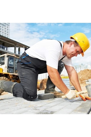 Çift Kayışlı, Jel Yapılı, Köpük Dolgulu Dizlik. Ağır Hizmet Tipi. Çift Profesyonel İş Dizliği. Çok Renkli Çok Renkli