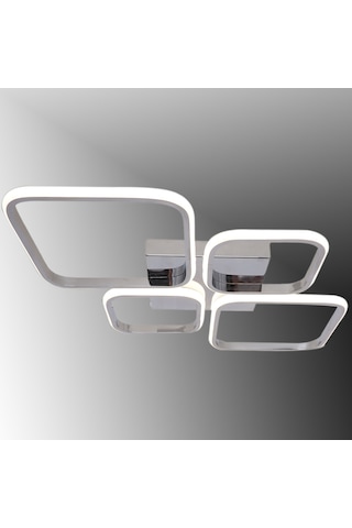 Tt050-kr Tt Aydınlatma Krom Kaplama 4 Lü Led Gün Işığı Avize Krom