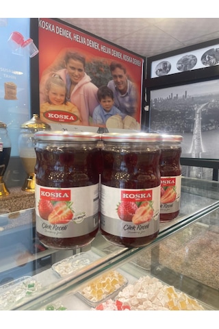 Koska Çilek Reçeli 760 Gr Koli 12 Adet