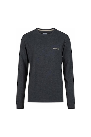 Columbia Cs0354 Csc M Basıc Sm Logo Ls Tee Antrasit Melanj-antra Antra