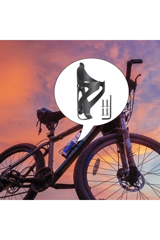 Suntek Bisiklet Su Şişesi Tutucu Dağı Şişe Kafesi Mat Siyah