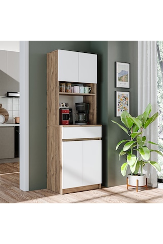 Napoli Çok Amaçlı Dolap Kitaplık Mutfak Dolabı