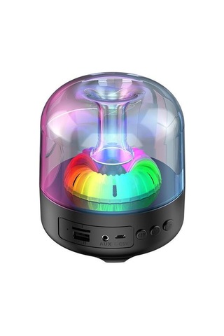 Renkli Dinamik Atmosfer Işığı Desteği Plug-ın U Disk / Tf Kart İle Kablosuz Serin Hifi Ses Bluetooth Hoparlör