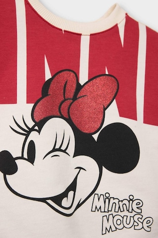 Defacto Kız Bebek Disney Mickey & Minnie 2li Takım Sweatshirt Tayt G6401a525wner99 Ekru-er99