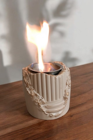 Şık Ve Dekoratif Ateş Çukuru Sütlü Kahve