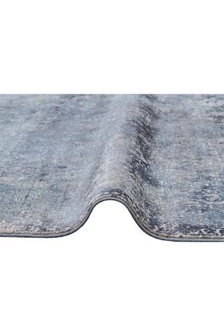 Hoom Rugs Franko Dyed Fsd 01 Marine Viskon & Akrilik Yüksek Dokulu Modern Salon Halısı Mavi