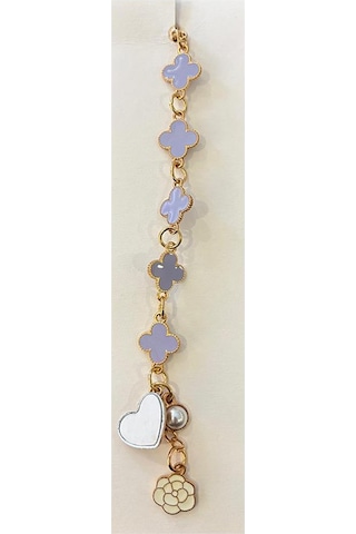 E2m Bileklik Ve Telefon Tutucu Yonca Lila Lila