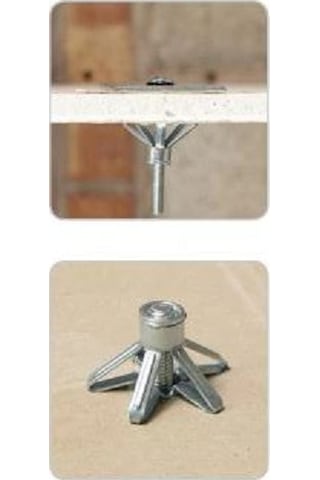 METAL ALÇIPAN DÜBEL-PARAŞÜT TİPİ METAL ALÇIPAN DÜBELİ 4 ADET