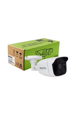 Gece Görüşlü Siyah Beyaz Plastik Kasa Ahd Bullet Kamera Plato Pl-22765 2mp 2.8 Mm 4ın1