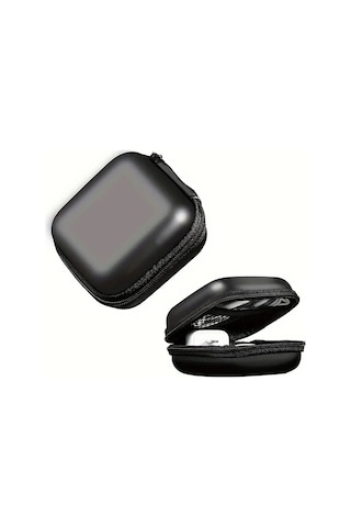 İpad Uyumlu Kulaklık Şarj Kablo Saklama Kutusu Fermuarlı Fileli Su Geçirmez Hard Case Diğer