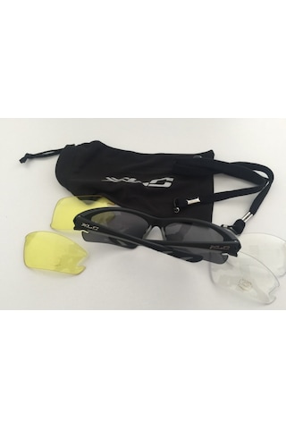 Xlc Gözlük Fidschi Sg-C08 Siyah Çerçeve 3 Renkli Cam Çok Renkli