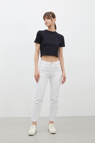 Manuka Bootcut Fıt Denim Pantolon Beyaz