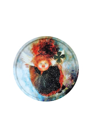 Gala 20 Cm Metal Dekoratif Tabak 181877511