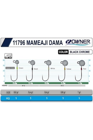 Cultiva Jh-87 1.0gr No10 Mameaji Dama Lrf Jighead