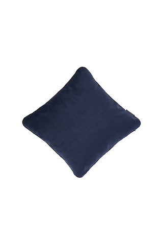 Biyeli Kırlent Yastık Kılıfı Lacivert Rengi 45x45