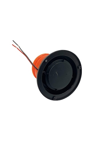 Wolfram 12v-24v Çakar Tepe Lamba 12 Ledli Mıknatıslı Kablolu Sarı 130 95 Mm E9