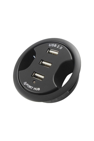 Dizüstü Bilgisayar İçin 3,5 Mm Mikrofon Kulaklık Girişi Ve Usb 2.0 Hub'lı Güç Adaptörü Usb Hub'ı